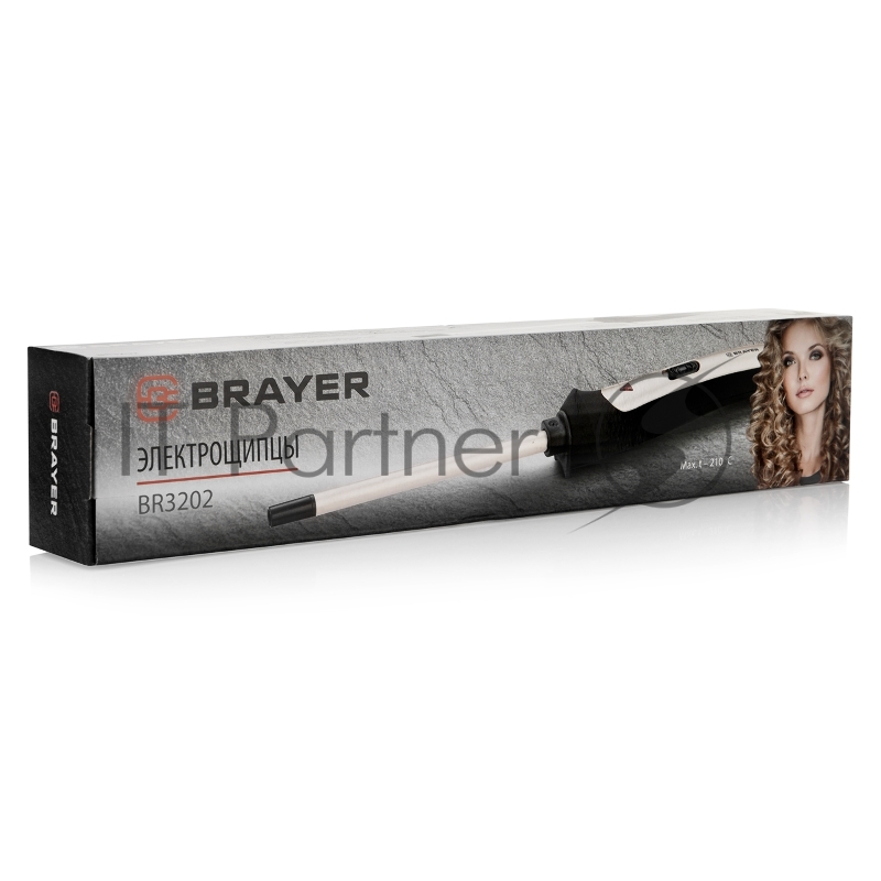 Электрощипцы BRAYER, 9 мм, PTC Heating, Max t.210, 1,8 м.