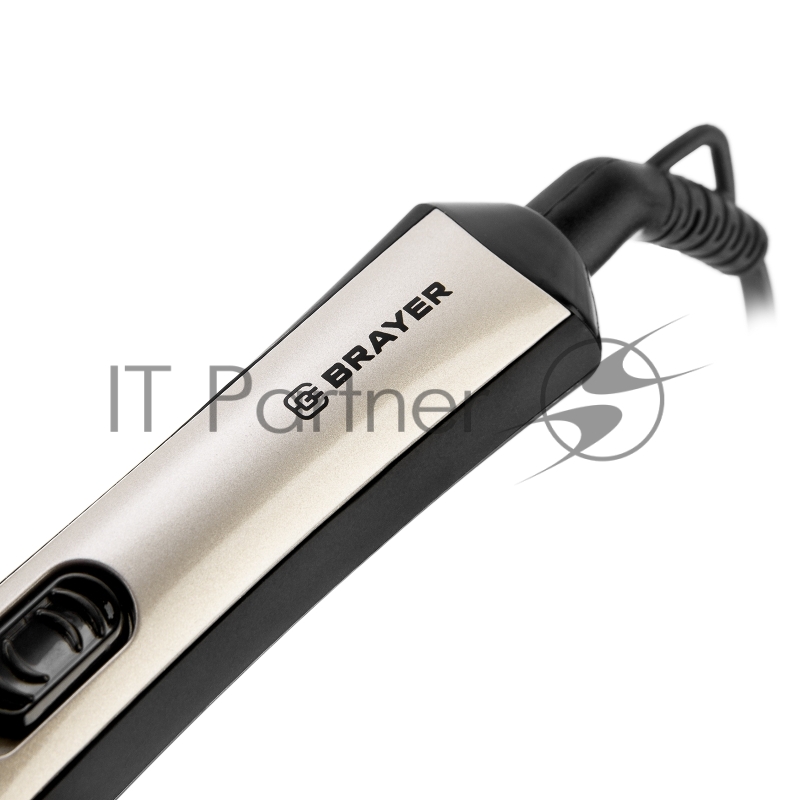 Электрощипцы BRAYER, 9 мм, PTC Heating, Max t.210, Зажим для волос, Шнур 1,8 м.