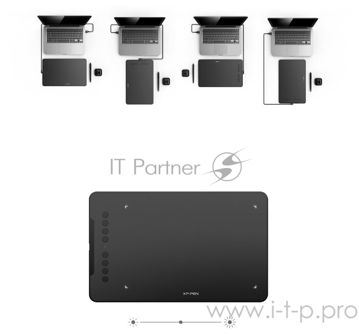 Графический планшет XP-Pen Deco 01 V2 USB черный