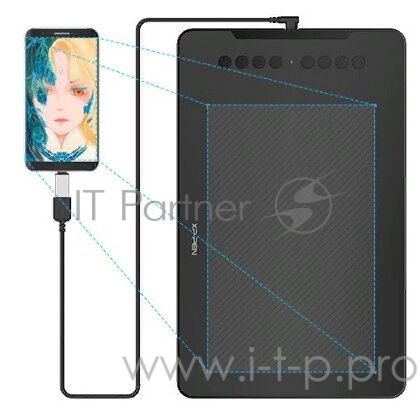 Графический планшет XP-Pen Deco 01 V2 USB черный