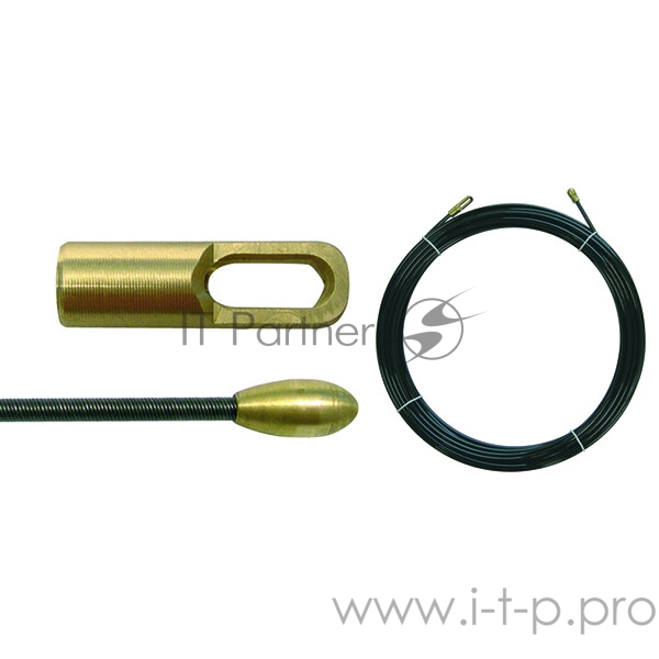 Протяжка кабельная 20м из перлона d3 стальные наконечник поисковая пружина HAUPA 150226