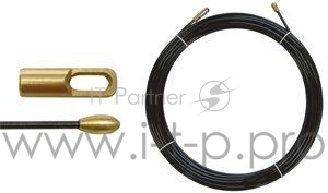 Протяжка кабельная 20м из перлона d3 стальные наконечник поисковая пружина HAUPA 150226