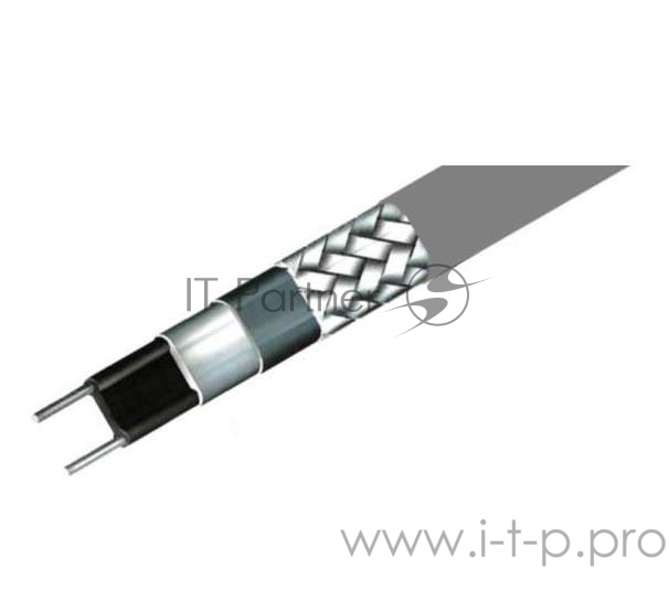 Кабель нагрев. саморег. 30Вт/м с экраном 220В сертификат Ex 16AWG (термопласт) EXTHERM SLL30-2CR