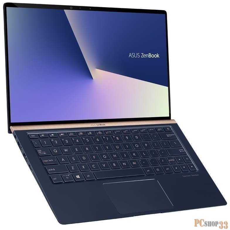 Ноутбук Asus UX333FA-A3291 i3-8145U (2.1)/8G/512G SSD/13.3FHD AG IPS/Int:Intel UHD 620/noODD/ENDLESS Royal Blue, Metal + чехол