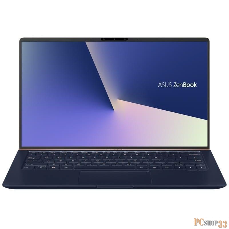 Ноутбук Asus UX333FA-A3291T i3-8145U (2.1)/8G/512G SSD/13.3FHD AG IPS/Int:Intel UHD 620/noODD/Win10 Royal Blue, Metal + чехол