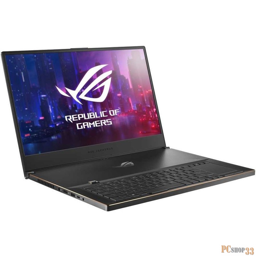 Ноутбук Asus GX701GVR-H6049T i7-9750H (2.6)/16G/512G SSD/17.3FHD AG IPS 240Hz/NV RTX2060 6G/NumberPad/noODD/Win10 Black + камераFHD