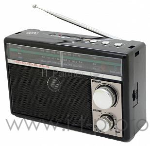 Радиоприемник econ ERP-2500UR 3-ти диапазонный овый тюнер AM/FM/SW. Расширенный FM диапазон 64-108 МГц. USB слот и TF картридер для проигрывания MP3 файлов. Вход для внешнего источника звука. Телескопическая антенна. Встроенный аккумулятор. В
