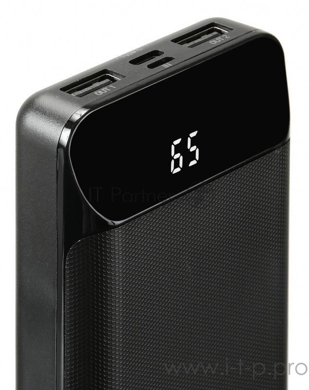 Мобильный аккумулятор Digma DG-10000-SML-B Li-Pol 10000mAh 3A+3A черный 2xUSB