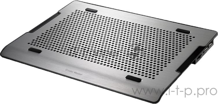 Аксессуар к ноутбуку Cooler Master R9-NBC-A2HK-GP NotePal A200 Black (до 16, 2 вентилятора 140мм, 2xUSB, черный) Color Retail Box)