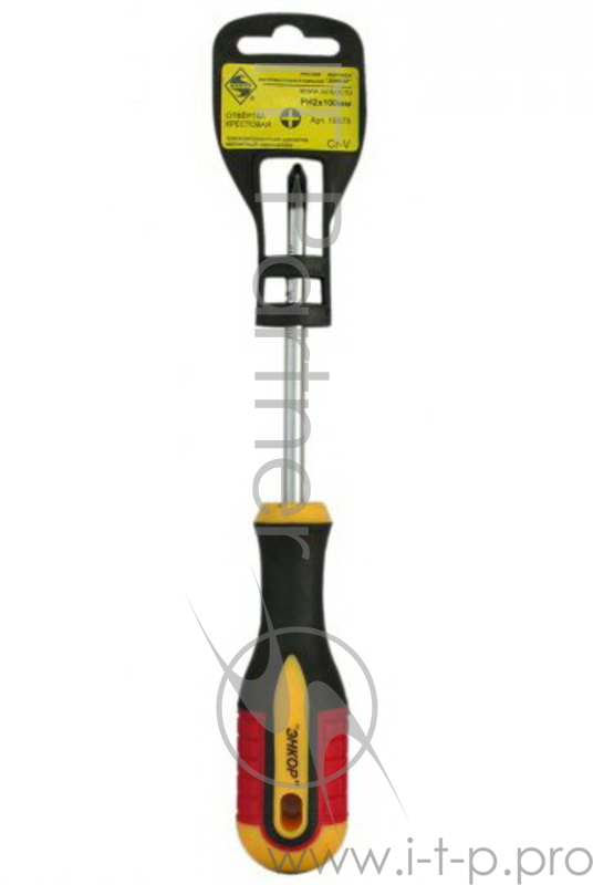 Отвертка ЭНКОР 19683 РZ1x125мм трехкомпонентная рукоятка
