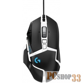 Мышь Logitech G502 SE HERO черный/белый лазерная (16000dpi) USB (11but)