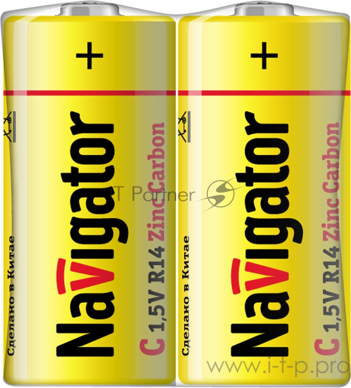 Элемент питания солевой 94 760 NBT-NS-R14-SH2 (шринка 2шт) Navigator 94760