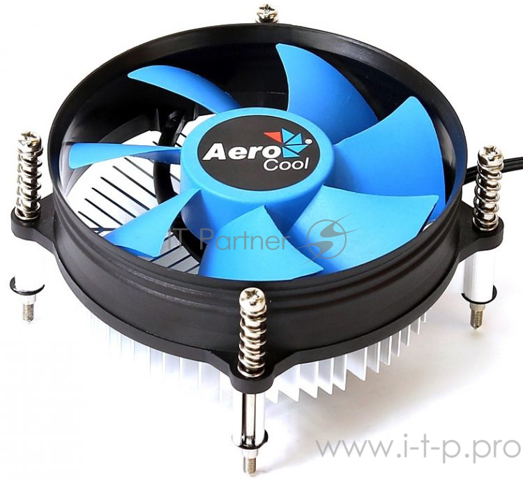 Кулер Aerocool BAS-B9S , INTEL, TDP 80W, OEM, push pins, 94x94x57mm, 3-pin, 2300rpm, LGA 1150/1151/1155/1156