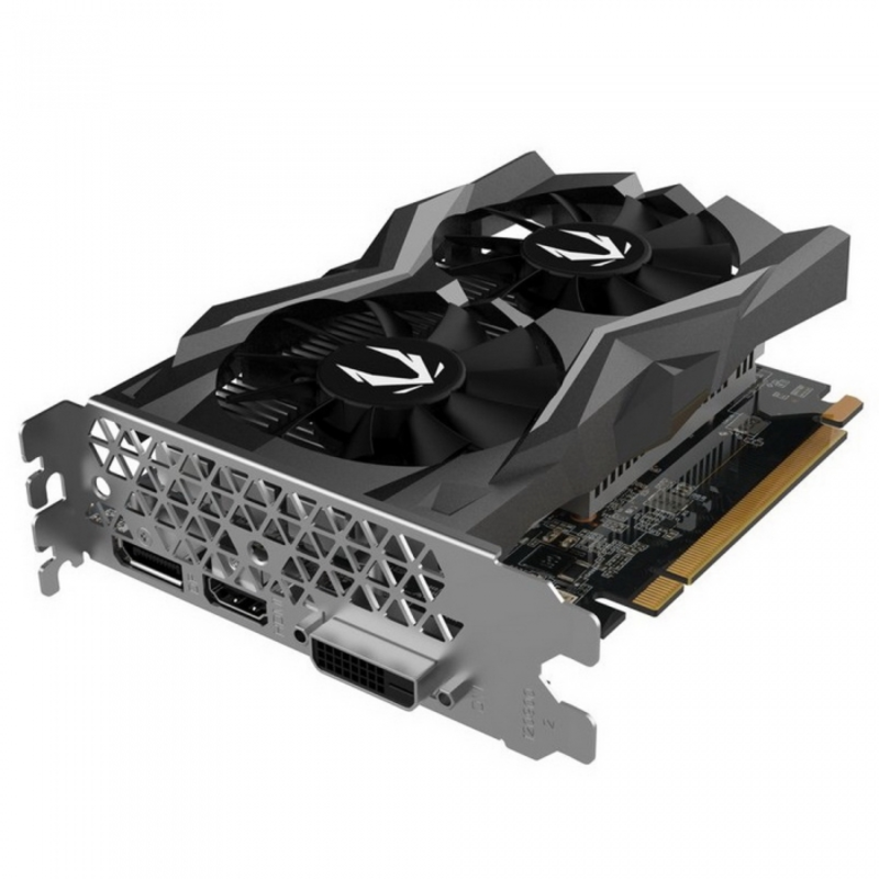Видеокарта Zotac GTX 1650 SUPER, 4GB, GDDR6, 128bit, DVI/HDMI/DP (ZT-T16510F-10L) RTL
