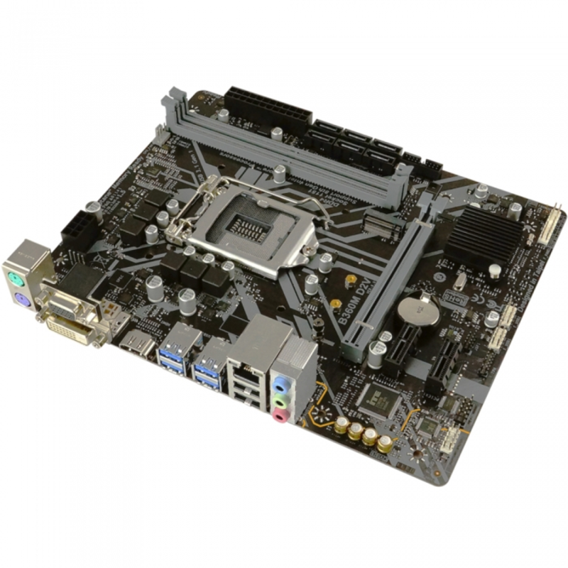 Материнские платы BIOSTAR B360M D2V, Socket 1151, Intel®B360, 2xDDR4-2666, D-SUB+DVI-D+HDMI, 1xPCI-Ex16, 2xPCI-Ex1, 6xSATA3, 1xM.2, 8 Ch Audio, GLan,