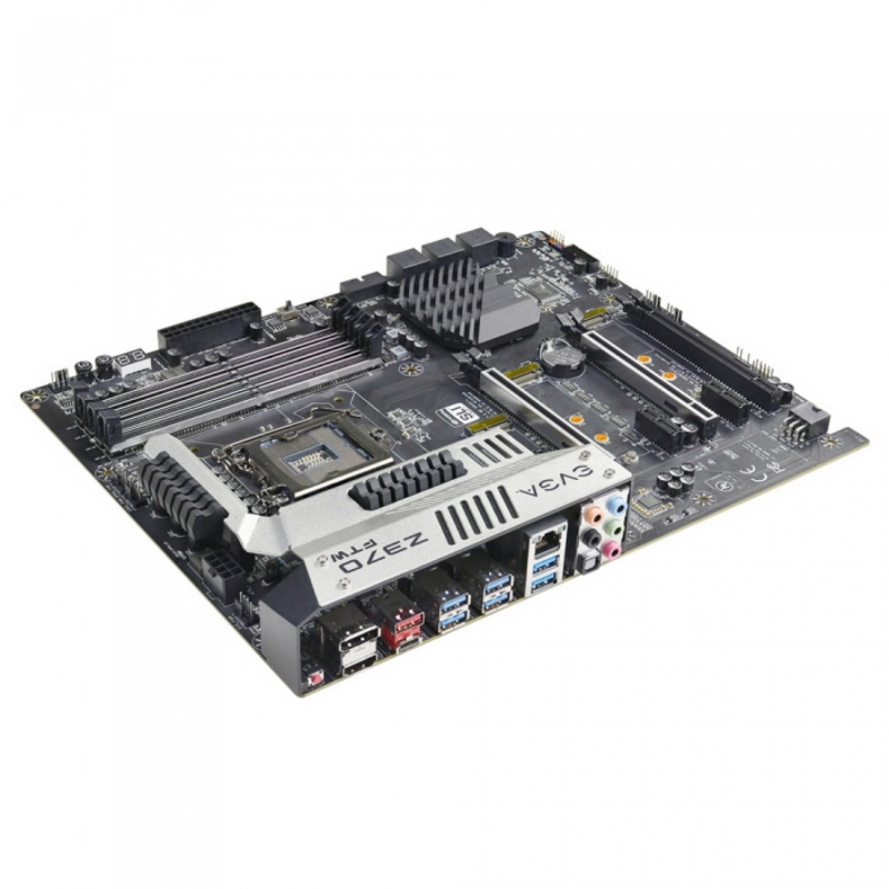 Материнские платы EVGA Z370 FTW, S1151, Intel Z370, ATX, 4xDDR4-4133MHz Dual Channel, Max 64GB, 3xPCI-Ex16, 6xSATA3 (RAID 0/1/5/10/JBOD), Giga Lan, Au