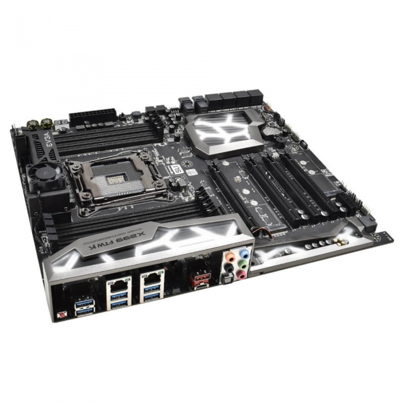 Материнские платы EVGA X299 FTW K, S2066, Intel X299, E-ATX, 8xDDR4-3200MHz Quad-Channel, Max 128GB, 4xPCI-Ex16, 1xPCI-Ex4, 1xPCI-Ex1, 8xSATA3 (RAID 0