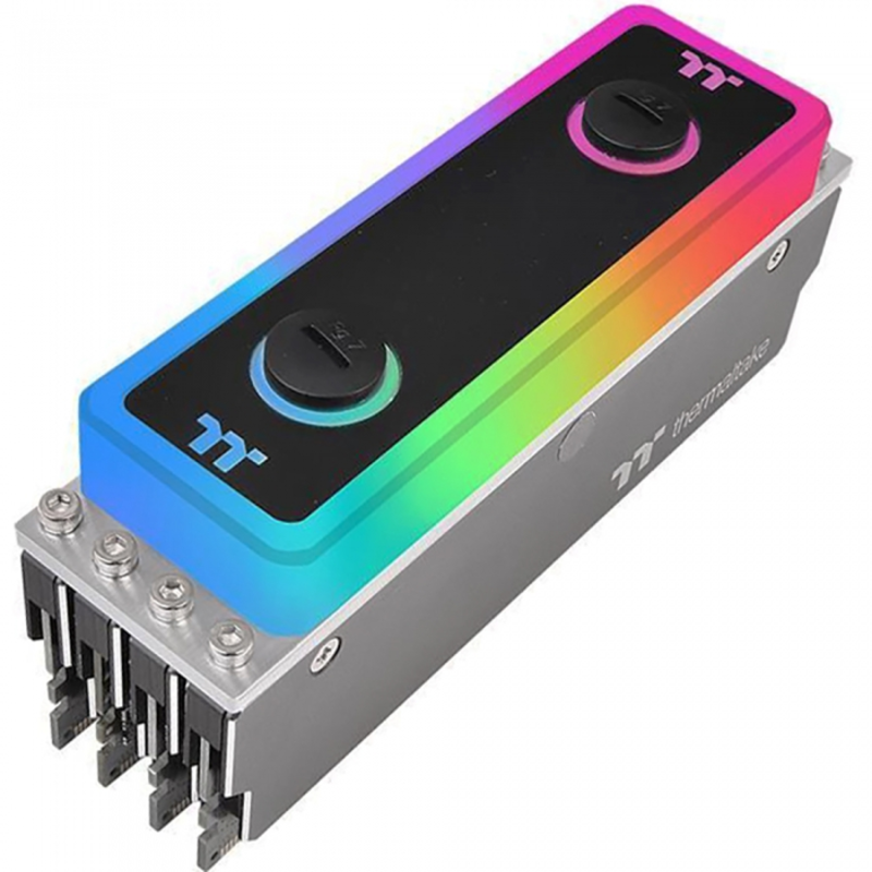 Память Thermaltake 32GB Thermaltake DDR4 3600 DIMM WaterRam RGB Gaming Memory CL-W262-CA00SW-A Non-ECC, CL18, 1.35V, 4xHeat Shield, 1xMemory Water Blo