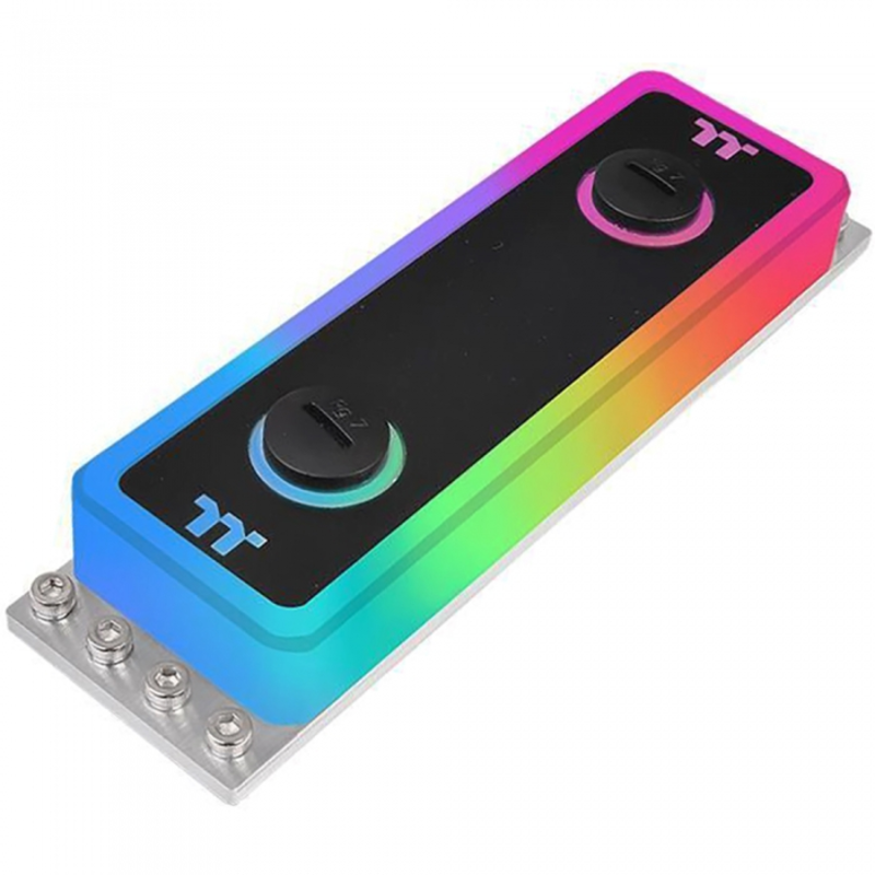 Память Thermaltake 32GB Thermaltake DDR4 3600 DIMM WaterRam RGB Gaming Memory CL-W262-CA00SW-A Non-ECC, CL18, 1.35V, 4xHeat Shield, 1xMemory Water Blo