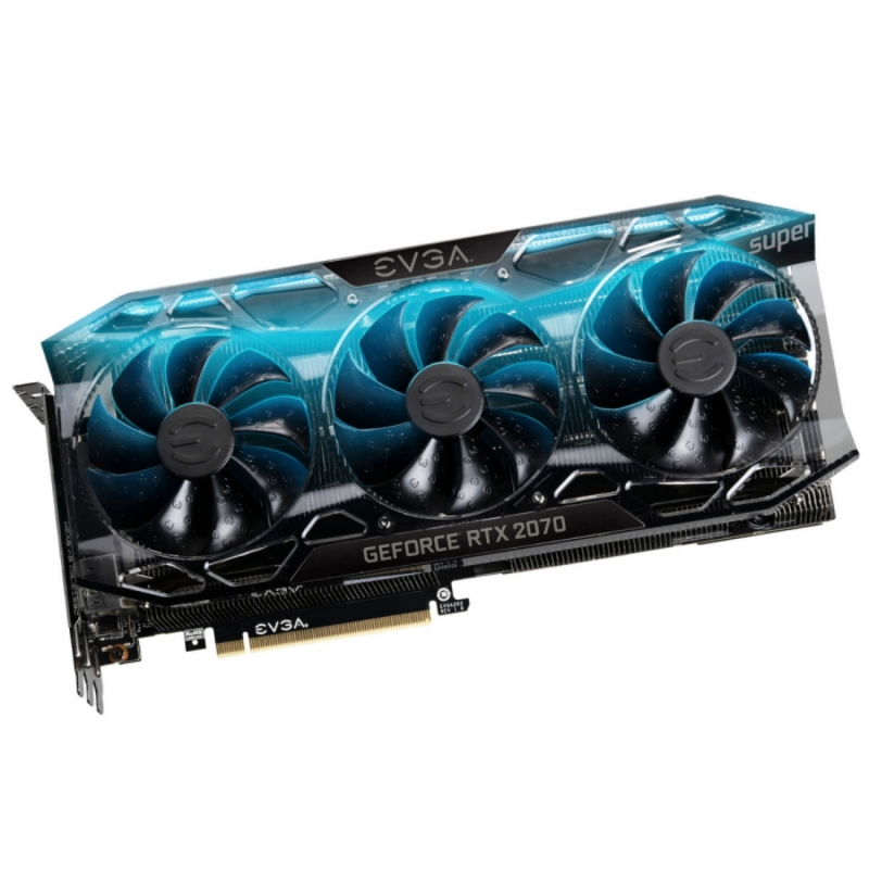 Видеокарты EVGA RTX 2070 SUPER FTW3 ULTRA, OC, PCI-Ex16 3.0, 8GB, GDDR6, 256bit, HDMI/3xDP ISB Type-C (08G-P4-3277-KR) RTL {4}