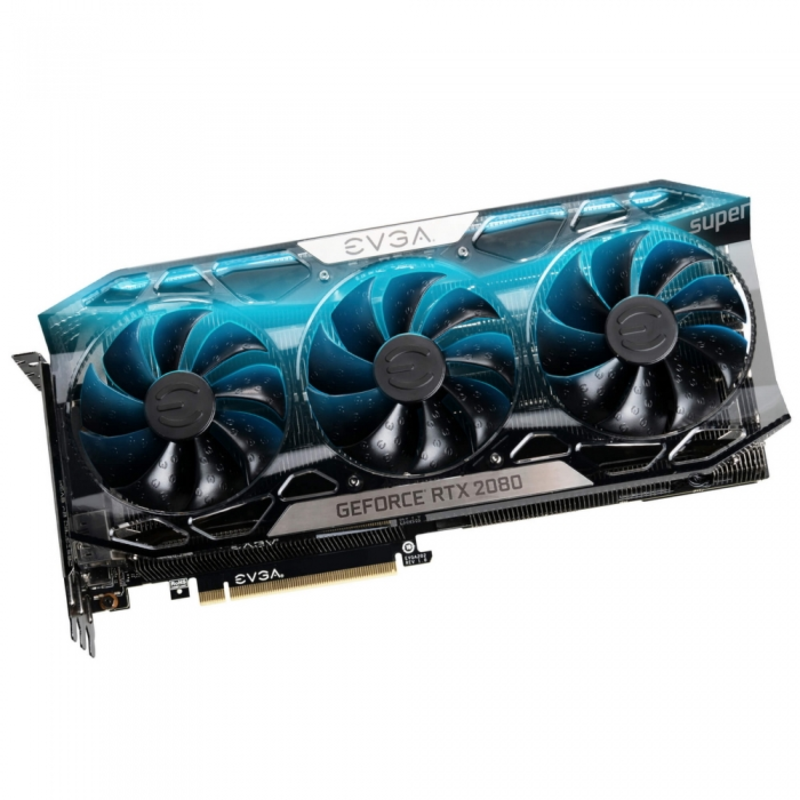 Видеокарты EVGA RTX 2080 SUPER FTW3 ULTRA, OC, PCI-Ex16 3.0, 8GB, GDDR6, 256bit, HDMI/3xDP/USB Type-C (08G-P4-3287-KR) RTL {4}