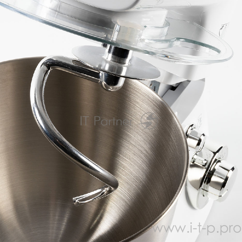 Миксер стационарный Endever Sigma-19, 1000 Вт., планетарный, многофункциональный, стальная чаша 4 л., регулировка скорости, белый