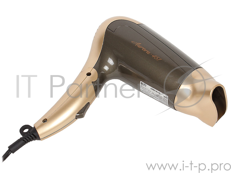 Фен Endever Aurora 451, Мощность 2000 Вт, 2 режима мощности, защита от перегрева, складная ручка