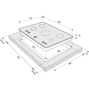 KRONA NOVANTA 90 IV Газовая варочная поверхностьТип поверхности: газовая независимая, Ширина (см): 90, Экспресс-конфорка: есть, Тройное пламя, Количество зон нагрева: 5, Управление: поворотные переключатели, Расположение управления: спереди, Цвет: а