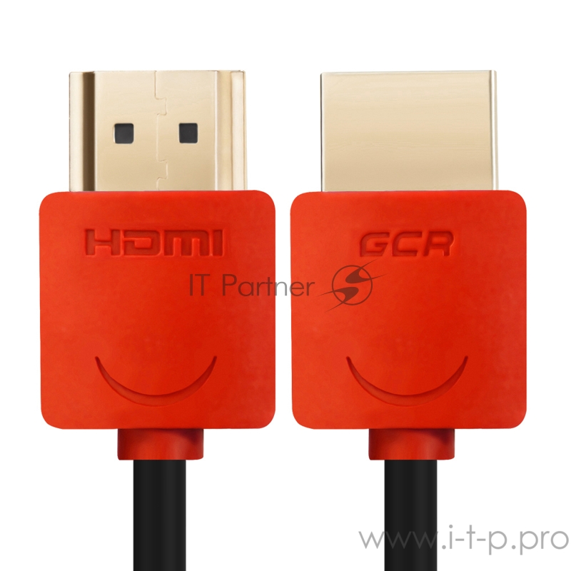 Greenconnect Кабель SLIM 2.0m HDMI 2.0, красные коннекторы Slim, OD3.8mm, HDR 4:2:2, Ultra HD, 4K 60 fps 60Hz, 3D, AUDIO, 18.0 Гбит/с, 32/32 AWG, GCR-51215 Greenconnect Кабель SLIM 2.0m HDMI 2.0, красные коннекторы Slim, OD3.8mm, HDR 4:2:2, Ultra HD,