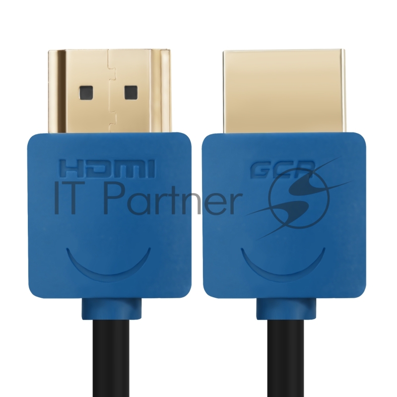 Greenconnect Кабель SLIM 1.5m HDMI 2.0, синие коннекторы Slim, OD3.8mm, HDR 4:2:2, Ultra HD, 4K 60 fps 60Hz, 3D, AUDIO, 18.0 Гбит/с , 32/32 AWG, GCR-51588 Greenconnect Кабель SLIM 1.5m HDMI 2.0, синие коннекторы Slim, OD3.8mm, HDR 4:2:2, Ultra HD, 4K