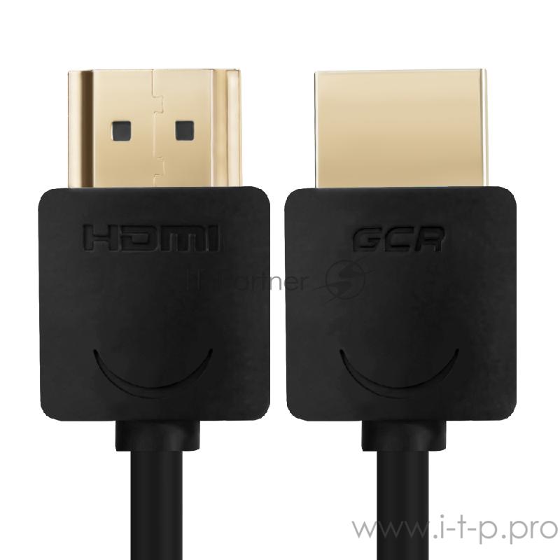 Greenconnect Кабель SLIM 1.0m HDMI 2.0, черный Slim, OD3.8mm, HDR 4:2:2, Ultra HD, 4K 60 fps 60Hz, 3D, AUDIO, 18.0 Гбит/с, 32/32 AWG, GCR-51594 Greenconnect Кабель SLIM 1.0m HDMI 2.0, черный Slim, OD3.8mm, HDR 4:2:2, Ultra HD, 4K 60 fps 60Hz, 3D, AUD