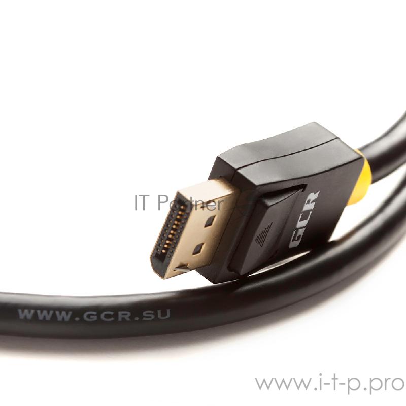 Greenconnect Кабель 1.5m DisplayPort v1.2, 20M/20M, черный, 28/28 AWG, GCR-50709 Greenconnect Кабель 1.5m DisplayPort v1.2, 20M/20M, черный, 28/28 AWG, GCR-50709