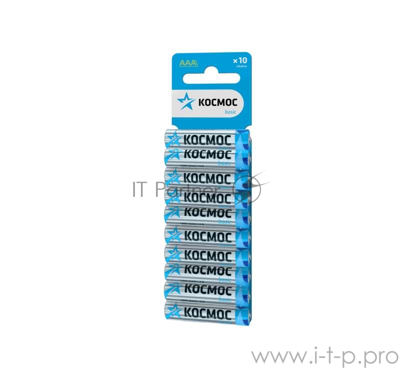 Элемент питания алкалиновый LR03 10хBL КОСМОС KOCLR0310BL