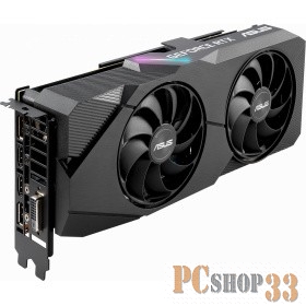 Видеокарта Asus PCI-E DUAL-RTX2060S-O8G-EVO-V2 nVidia GeForce RTX 2060SUPER 8192Mb 256bit GDDR6 1470/14000 DVIx1/HDMIx2/DPx1/HDCP Ret