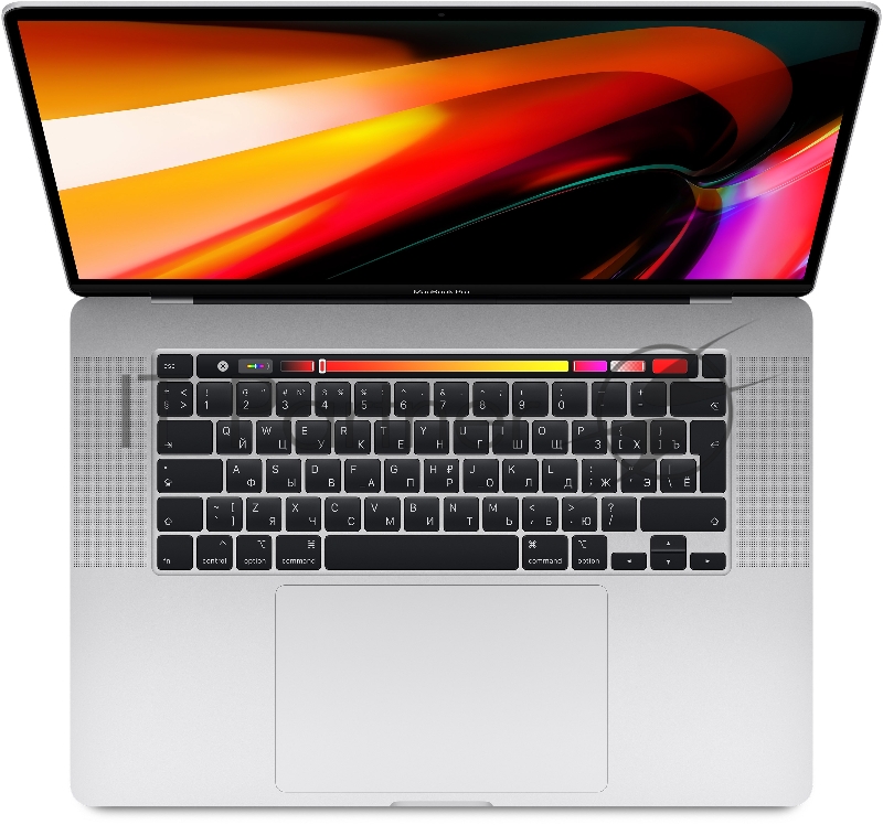 Ноутбук Apple 16-inch MacBook Pro with Touch Bar: 2.6GHz 6-core Intel Core i7 (TB up to 4.5GHz)/16GB/512GB SSD/AMD Radeon Pro 5300M with 4GB of GDDR6 - Silver