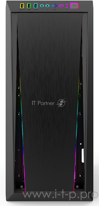 Gamdias ARGUS M2 Игровой корпус чёрный (ATX, RGB подсветка, закалённое стекло, 1xUSB 3.0, 2xUSB 2.0, HD Audio)