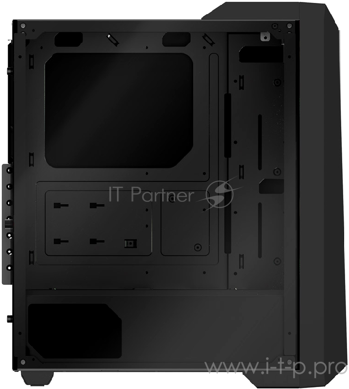 Gamdias Athena M1 Игровой корпус чёрный (ATX, закаленное стекло, RGB fan 3x120 мм, 1xUSB 3.0, 2xUSB 2.0, HD Audio)