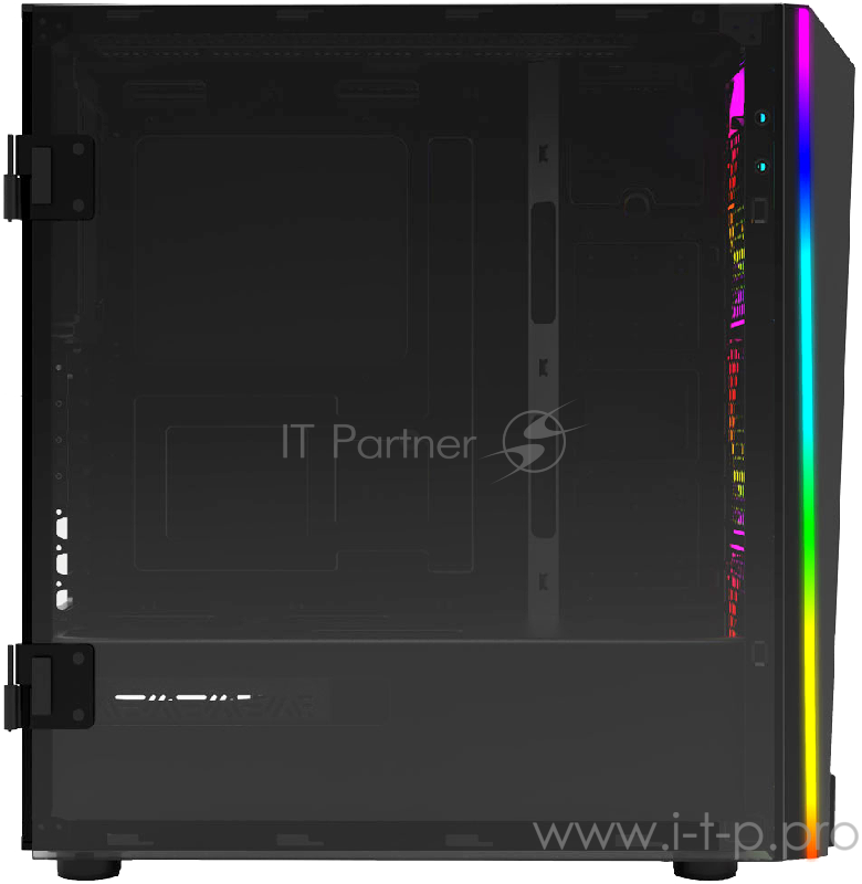 Gamdias TALOS M1B Игровой корпус чёрный (ATX, закаленное стекло, RGB fan 3x120 мм, 2xUSB 3.0, 2xUSB 2.0, HD Audio)