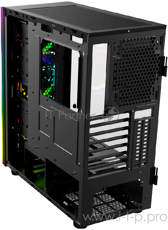 Gamdias TALOS M1B Игровой корпус чёрный (ATX, закаленное стекло, RGB fan 3x120 мм, 2xUSB 3.0, 2xUSB 2.0, HD Audio)