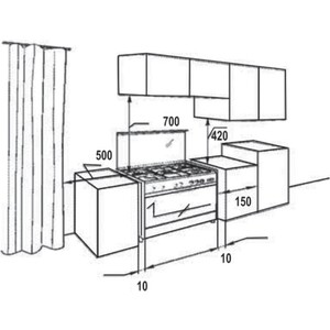 Газовая плита KORTING CKG 63041 CRI