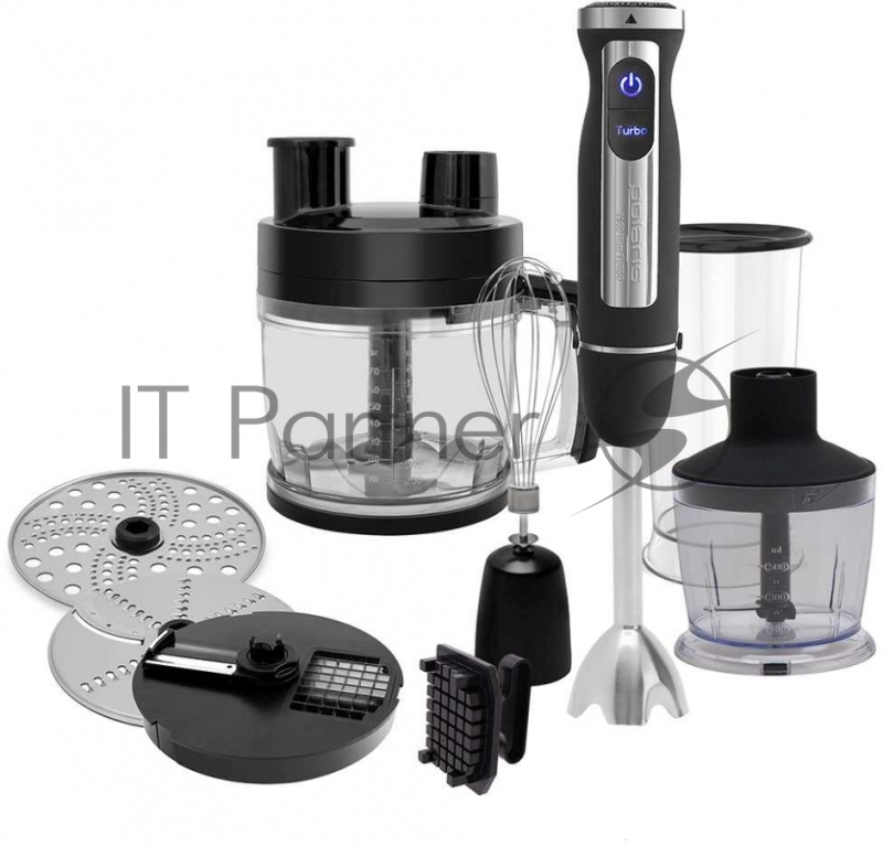 Блендер POLARIS PHB1589AL CUBE черный погружной 1500Вт