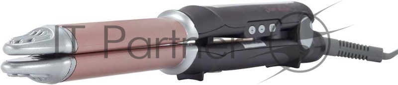 Щипцы для выпрямления и завивки 2 в 1, POLARIS PHS2210KTi маренго/розовый LED терморегулятор