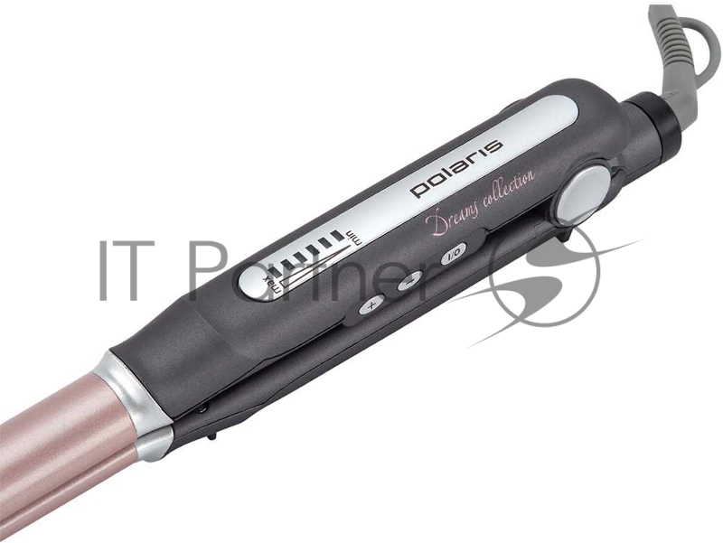 Щипцы для выпрямления и завивки 2 в 1, POLARIS PHS2210KTi маренго/розовый LED терморегулятор