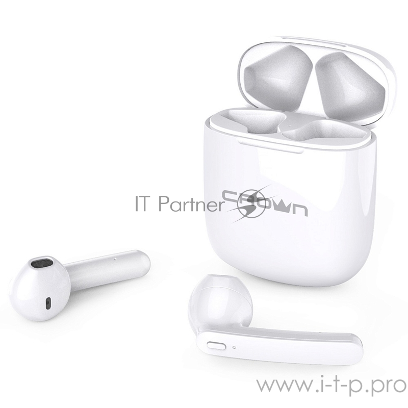 Полностью беспроводные наушники CROWN CMTWS-5002 white