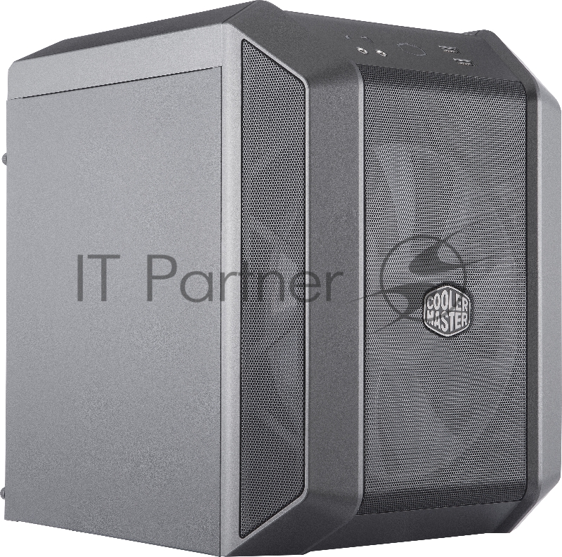 Корпус без БП Cooler Master MasterCase H100 Mesh, USB3.0x2, 1x200RGBFan, 1x RGB Controller, Black-Iron Grey, mITX, w/o PSU