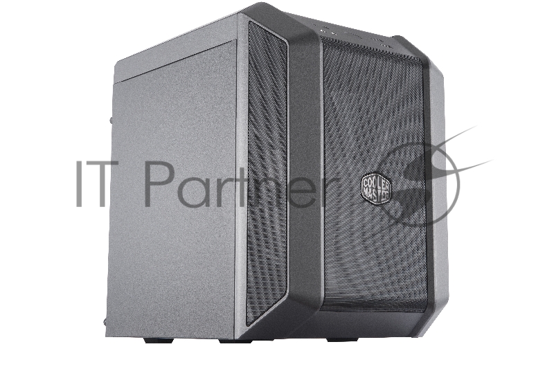 Корпус без БП Cooler Master MasterCase H100 Mesh, USB3.0x2, 1x200RGBFan, 1x RGB Controller, Black-Iron Grey, mITX, w/o PSU