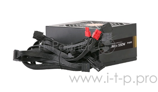 Блок питания Zalman ZM550-GVII, 550W, ATX12V v2.31, EPS, APFC, 12cm Fan, 80+ Bronze, Retail