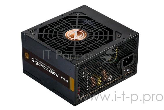 Блок питания Zalman ZM650-GVII, 650W, ATX12V v2.31, EPS, APFC, 12cm Fan, 80+ Bronze, Retail