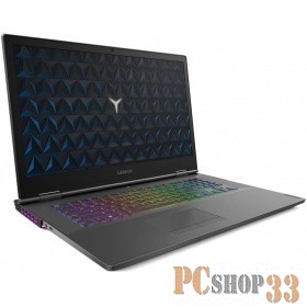 Ноутбук Lenovo Legion Y740-17IRHg Core i7 9750H/16Gb/1Tb/SSD256Gb/nVidia GeForce RTX 2060 6Gb/17.3/IPS/FHD (1920x1080)/Free DOS/black/WiFi/BT/Cam