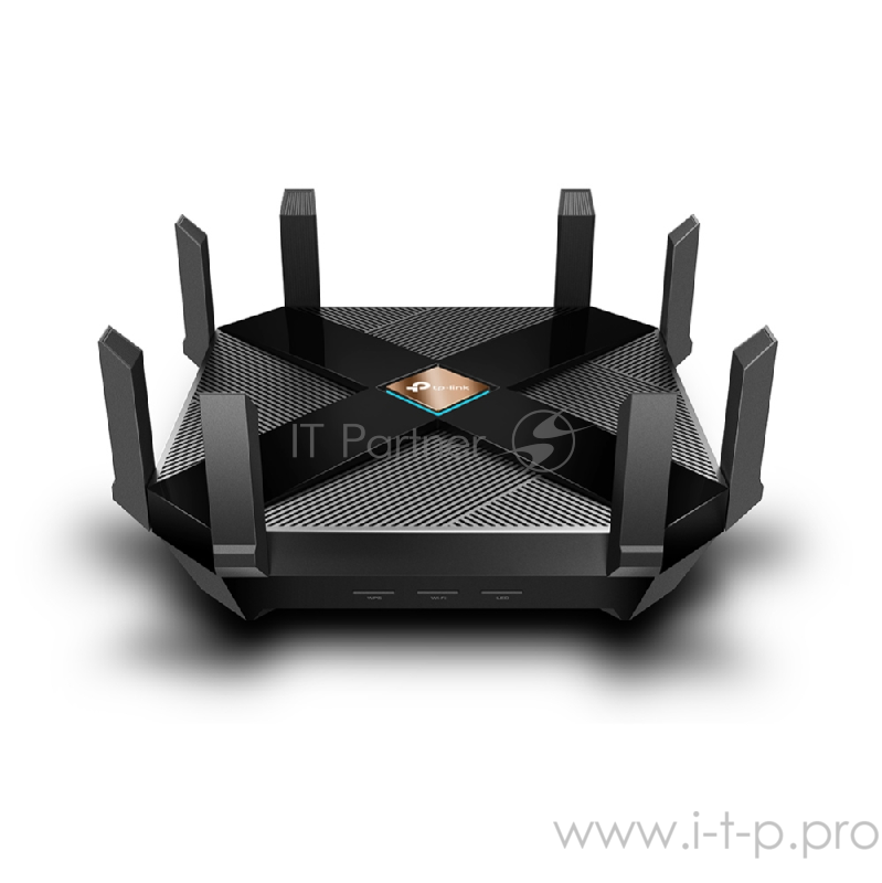 Беспроводный двухдиапазонный маршрутизатор TP-Link Archer AX6000, 5952Мбит/с (5 ГГц до 4804 Мбит/с + 2,4 ГГц: до 1148Мбит/с), 1x WAN 2,5 Гбит/с, 8x LAN 1000 Мбит/с, 1x USB-A 3.0 + 1x USB-C 3.0, 8 внешних антенн